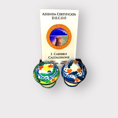 Pomello in ceramica di Caltagirone